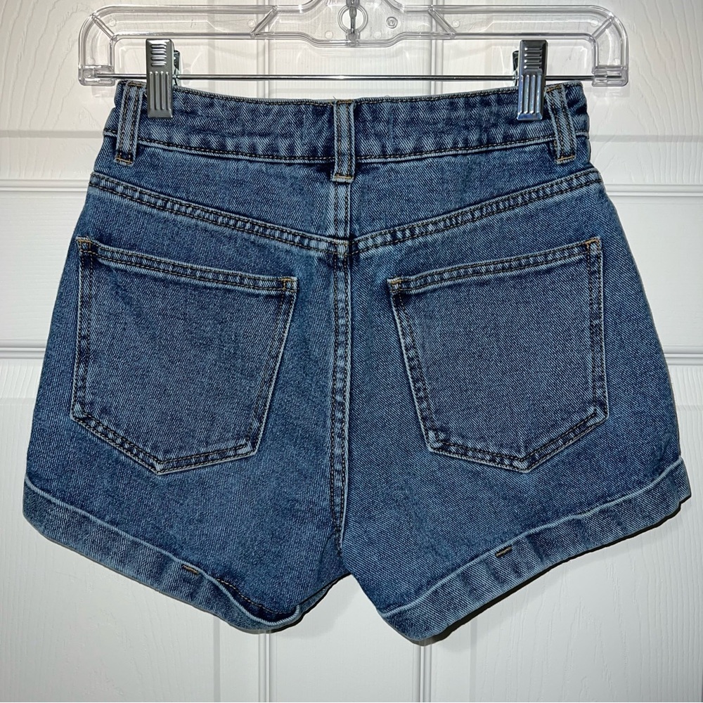PacSun Women's Dark Blue Denim Jean Shorts
